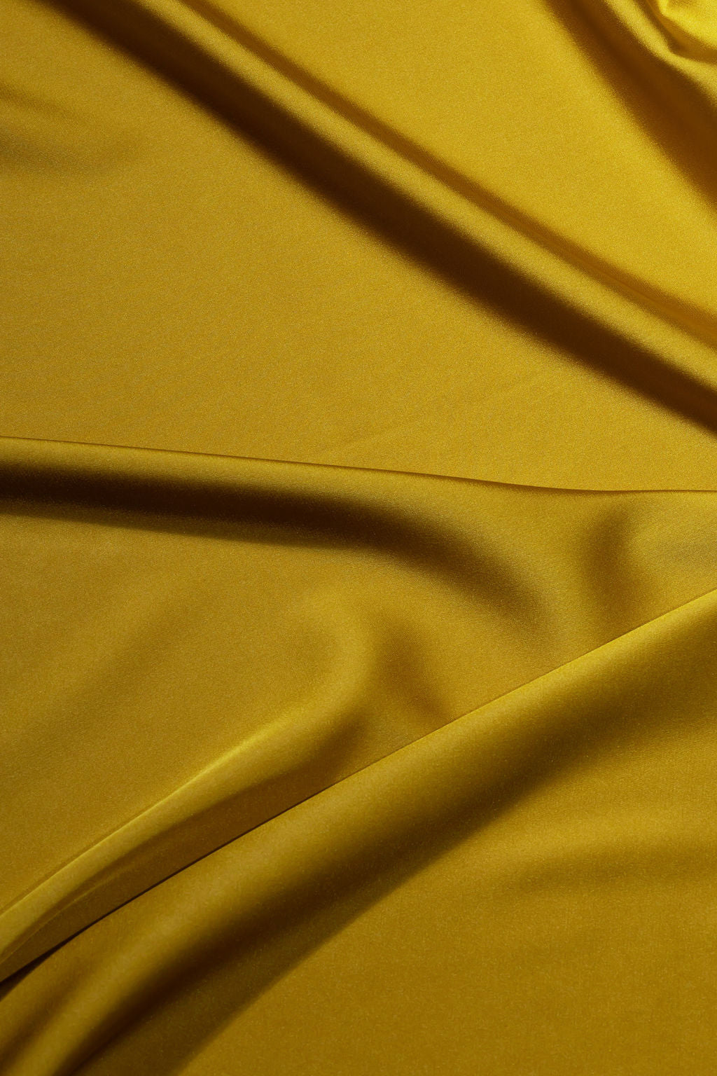 Satin Rectangle Scarf - Golden Mustard